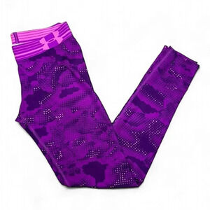 Under Armour Size Large Heatgear Fitted Leggings Youth Girls